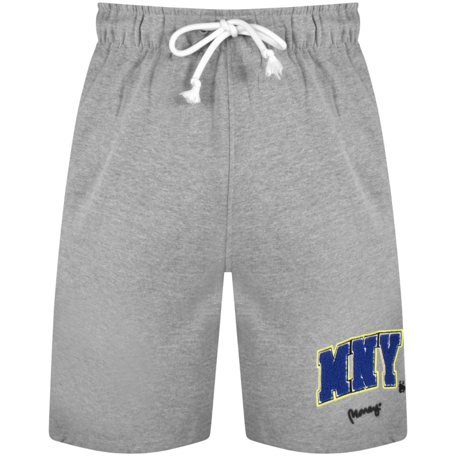 Grey tracksuit shorts top